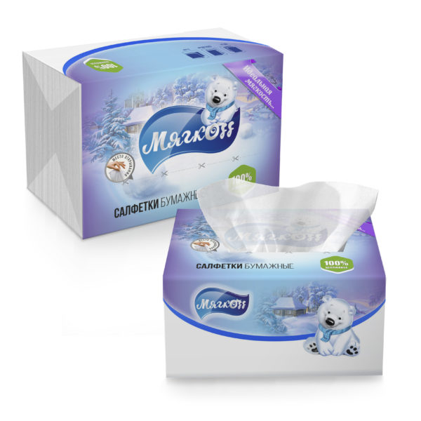 Смоленск — Салфетки «Мягкоff» белые оптом.