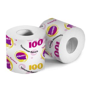 Смоленск — Туалетная бумага  «Новинка 100» со втулкой оптом.