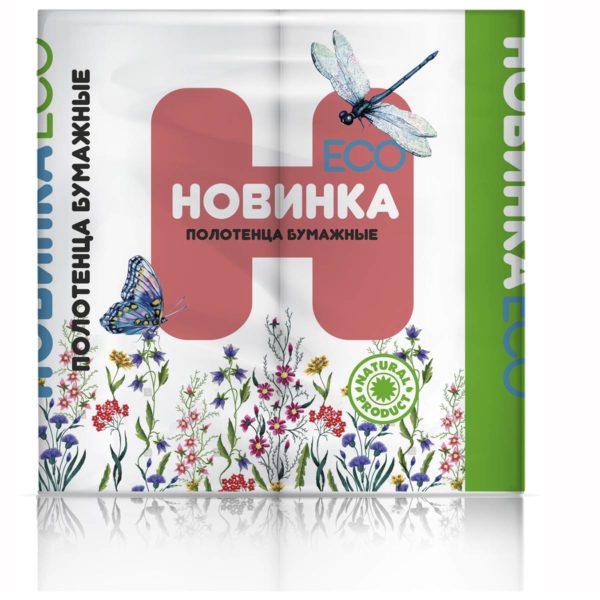 Смоленск — Полотенца  «Новинка ЭКО» 2 рулона   белые оптом.